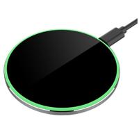 Rapoo XC150 Draadloze QI Inductielader 10W Glas Zwart/Zilver - thumbnail