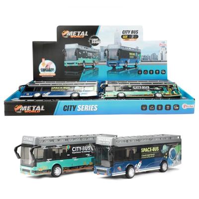 Toi Toys Stadsbus 21cm pull back