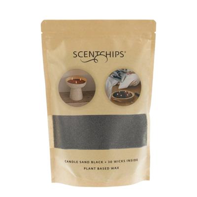 Kaarsenzand 500 Gram Zwart Incl. 30 Losse Lontjes - Scentchips