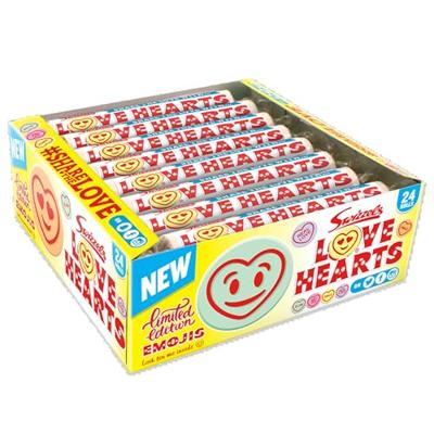 Swizzels - Giant Love Hearts - 24 x 38 gram Swizzels - Giant Love Hearts - 24 x 38 gram