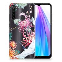 Xiaomi Redmi Note 8T | TPU Hoesje | Bird Flowers - thumbnail