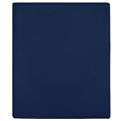 VidaXL Hoeslakens 2 st jersey 180x200 cm katoen marineblauw VidaXL Hoeslakens 2 st jersey 180x200 cm katoen marineblauw
