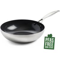 Greenpan Geneva Wok - 28 cm - thumbnail