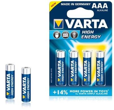 batterij AAA 4x varta alkaline longlife power - thumbnail