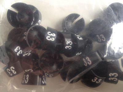 MB zwart/wit 33 voor op kledinghanger