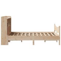 Bedframe zonder matras massief grenenhout 135x190 cm - thumbnail