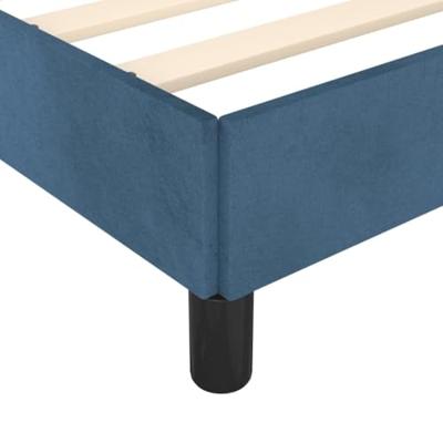 Bedframe fluweel donkerblauw 120x200 cm Bedframe fluweel donkerblauw 120x200 cm