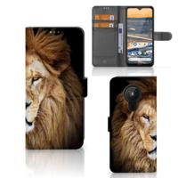 Nokia 5.3 | Telefoonhoesje | Met pasjeshouder | Leeuw - thumbnail