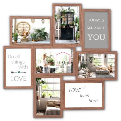 Zep multi fotolijst mp150 stockholm dark brown 8x10x15 cm