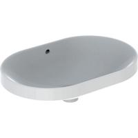 Geberit Variform opbouwwastafel ellips 60x40cm met overloop wit 500.728.01.2 - thumbnail