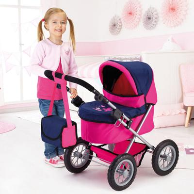 Poppenwagen Reig Trendy Classic Fuchsia 45 cm - thumbnail