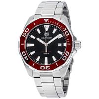 Tag Heuer Aquaracer quartz 43 mm herenhorloge WAY101B.BA0746 - 43 mm / zwart - thumbnail