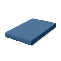 Schlafgut Schlafgut Pure Jersey Boxspring Hoeslaken XL - 180x200 - 200x220 615 Blue Mid - thumbnail