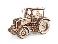 Eco Wood Art Mechanische Puzzel Tractor Belarus 2022 Knutselen - thumbnail