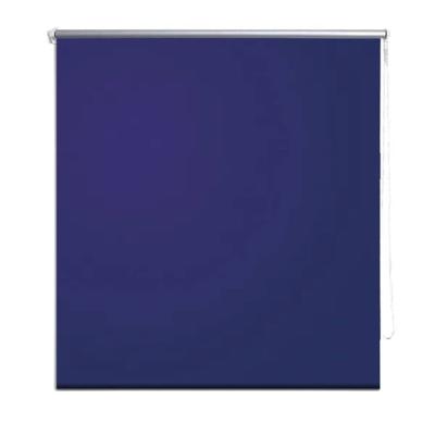 VidaXL Rolgordijn verduisterend 64,4 x 120 cm stofbreedte 60 cm marineblauw / blauw