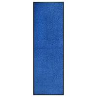 VidaXL Deurmat wasbaar 60x180 cm blauw - thumbnail