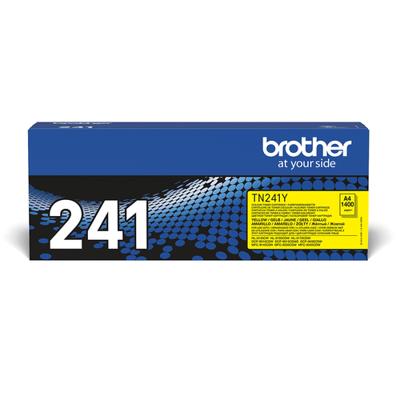 Originele Toner Brother TN-241Y Geel Zwart