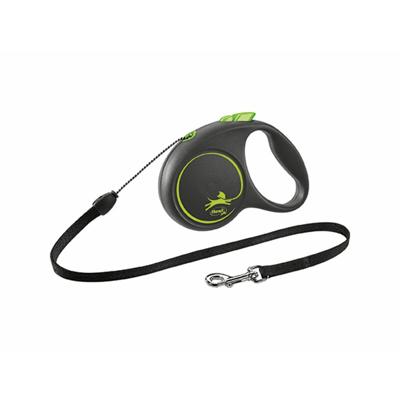 FLEXI ROLLIJN BLACK DESIGN CORD GROEN S 5 MTR TOT 12 KG