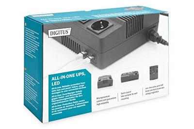 Digitus DIGITUS - All-in-One USV, 600VA/360W, LED UPS-systeem 600 VA
