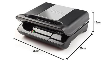 Tosti ijzer Grill Princess Grill Compacto Flex 01.117001.01.001 Staal 800 W 700 W - thumbnail