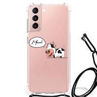 Samsung Galaxy S21 FE Stevig | Bumper Hoesje | Cow - thumbnail