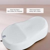 ROOD KASTEEL Cocoonababy katoenen hoeslaken Wit - thumbnail