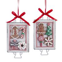 Claydough Gingerbread Baking Tray ASS kerstbal kerst Kurt S. Adler - Kurt s adler - thumbnail