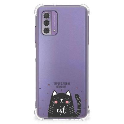 Nokia G42 Stevig | Bumper Hoesje | Cat Good Day Nokia G42 Stevig | Bumper Hoesje | Cat Good Day