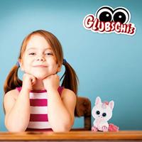 Nici glubschis pluchen knuffel eenhoorn milky-free, 15cm - thumbnail