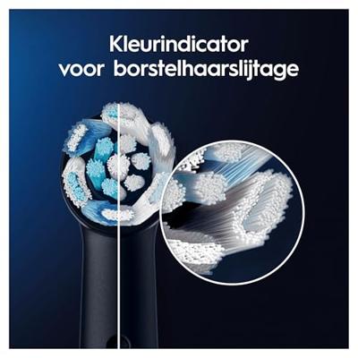 Oral-B iO Ultimate Clean Opzetborstels 4 Stuks Zwart Oral-B iO Ultimate Clean Opzetborstels 4 Stuks Zwart