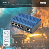 Digitus DN-651120 Industrial Ethernet Switch 10 / 100 / 1000 MBit/s IEEE 802.3af (12.95 W), IEEE 802.3at (25.5 W) - thumbnail