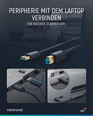 Clicktronic 70090 USB 3.0 kabel