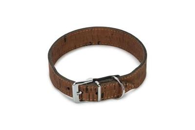 Beeztees Cork - Halsband Hond - Leer - Bruin - 50 Cm X 30 Mm