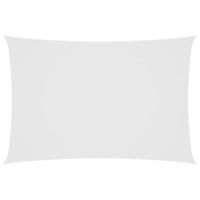 VidaXL Zonnescherm rechthoekig 2,5x4,5 m oxford stof wit - thumbnail