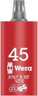 Wera 8767 B VDE HF TORX® Zyklop Bitdop, geïsoleerd, met 3/8"-aandrijving, met vasthoudfunctie, TX 45 x 55 mm - 05004925001 Wera 8767 B VDE HF TORX® Zyklop Bitdop, geïsoleerd, met 3/8"-aandrijving, met vasthoudfunctie, TX 45 x 55 mm - 05004925001