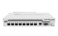 Mikrotik CRS309-1G-8S+ Gigabit Ethernet (10/100/1000) Ethernet-verbinding, ondersteunt stroomvoorziening via deze poort (PoE), wit,Wit. - thumbnail