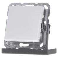 Gira drukvlakschakelaar wissel enkelpolig mat wit - thumbnail