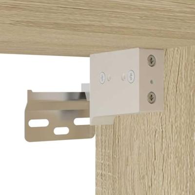 Nachtkastje wandgemonteerd 40x31x39,5 cm sonoma eikenkleurig