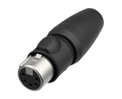 Neutrik NC5FX1-TOP-14 XLR-connector Koppeling, recht Aantal polen: 5 Zwart 1 stuk(s) Neutrik NC5FX1-TOP-14 XLR-connector Koppeling, recht Aantal polen: 5 Zwart 1 stuk(s)