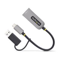 USB-kabel Startech U2GA-USB-C-ETHERNET Grijs - thumbnail