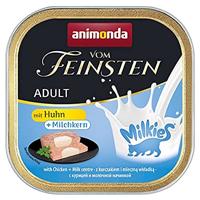 ANIMONDA Vom Feinsten Adult Milkies met Kip en Melkachtige Vulling - Natvoer voor Katten - 100g - thumbnail