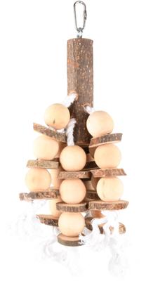 Vogelspeelgoed Kooihanger Betty 10 x 10 x 29 cm Flamingo Naturel Vogelspeelgoed Kooihanger Betty 10 x 10 x 29 cm Flamingo Naturel