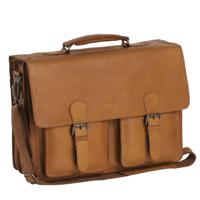 Chesterfield Lisbon Business Laptopbag Cognac - thumbnail
