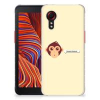 Samsung Galaxy Xcover 5 Telefoonhoesje met Naam Monkey - thumbnail