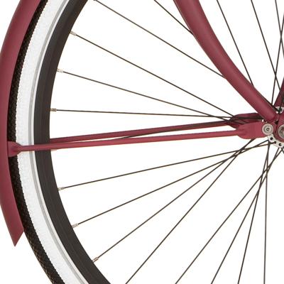 Cortina spatbordstang voor 28 u4 raspberry matt