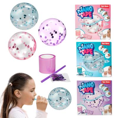 Nano tape Bubble met glitters (diy) 3ass