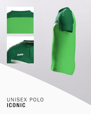 JAKO 6324 Polo Iconic - Zachtgroen/Sportgreen - M