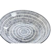 Bordenset Home ESPRIT Blauw Wit Porselein 20 x 20 x 4 cm - thumbnail