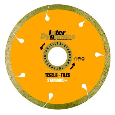 Inter Dynamics Diamantzaag Tegel Standard+ 200x25,4mm - 307201 Inter Dynamics Diamantzaag Tegel Standard+ 200x25,4mm - 307201