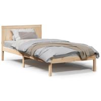 Bedframe Bruin 80 x 200 cm Massief grenenhout - thumbnail